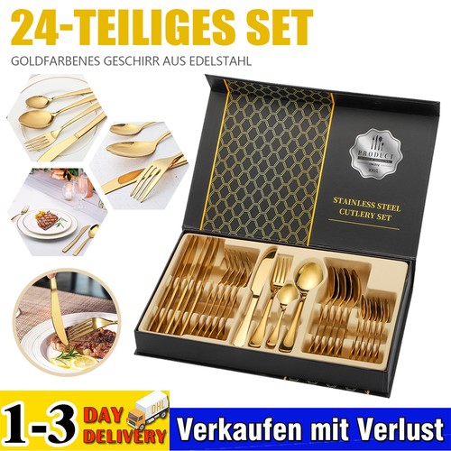 Teilig besteckset edelstahl - 24-teilig,