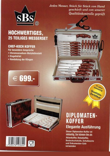Sbs besteck teilig messer - besteck, 25-teilig