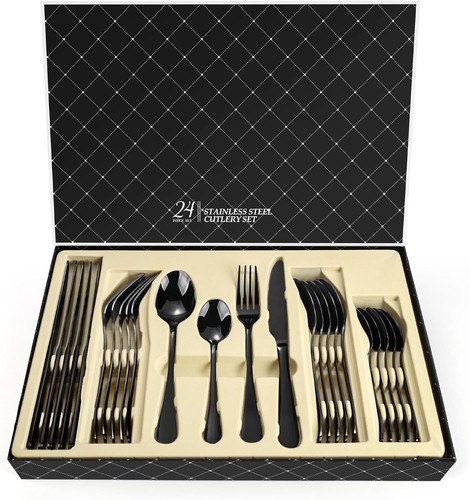 Teilig besteckset edelstahl - besteckset,